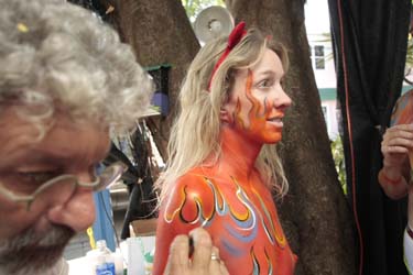 Body Painting 2009 photo - Duval Street, Key West
